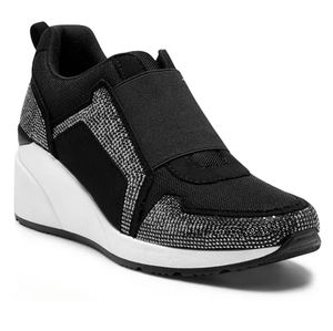 INC Women's Heily Stretch Wedge Sneakers, Sz 9